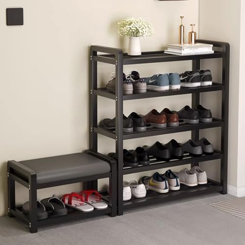 Banc étagère à chaussures d'entrée pour optimiser les petits espaces - 5