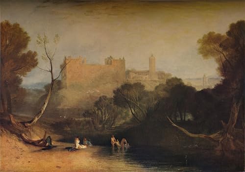 ARToPHIIU Pared Arte Cuadro Artistica Imagen Lienzo Famosa Pintura Reproducción Linlithgow Escocia por Mallord William Turner para Decoración de Paredes 60x90cm