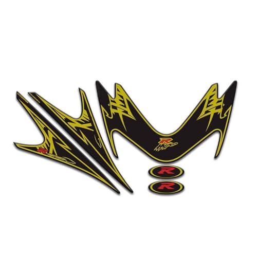 Autocollant 3D en Gel Suzuki GSXR1300R Hayabusa 2008 Anti-Rayures Avant