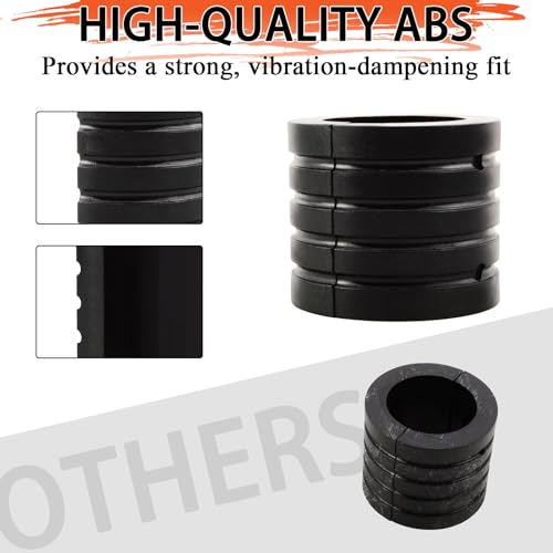 Image of FOVPLUE Universal Motorcycle Highway Peg Mount Spacers /Rubber Bushings, Convert 1.25'' Footpeg Mount to 7 /8'' Engine Guard /Crash Bar,for Harley Sportster Dyna /Honda /Yamaha /Kawasaki /Suzuki /Triumph /BMW