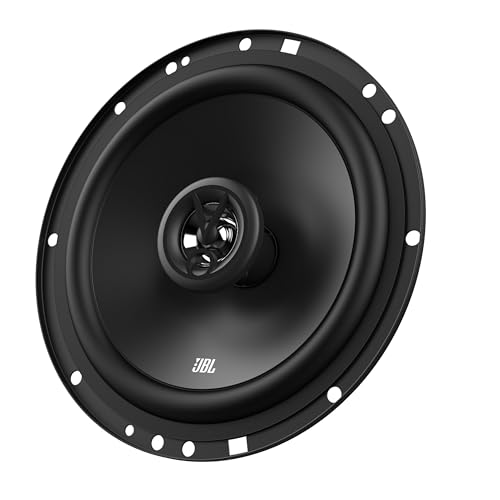 JBL Stage1 61F Juego de Altavoces Coche de 2 vías de Harman Kardon - Echo Auto de 200 Vatios 40 Vatios RMS - Caja Alta fidelidad para automóvil de 2 Piezas Grande 16,5cm | 165mm | 6,5 Pulgadas