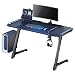 Produktbild ULTRADESK Space XXL - Computertisch Gaming-Schreibtisch Tisch mit LED-Leuchten  Breiter karbonbeschichteter Tisch für Gamer  Gaming-Station mit Kopfhörerhaken Kabelablage XXL-Mauspad  Schwarz