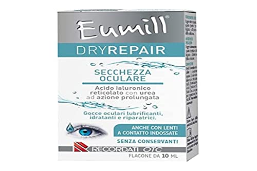 Eumill Gocce Oculari Recordati Dryrepair, Multicolor, 10 Millilitri
