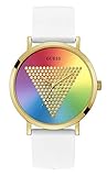 Guess Women's Analogue Quartz Watch with Silicone Strap W1161G5