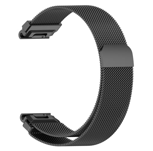 for Garmin�K�[�~�� Fenix 7X Pro/8 51mm �o���h �x���g �����o���h �}�O�l�b�g���ߎ� �X�e�����X Instinct 2X/3 50mm/Epix Pro 51mm/Fenix 7X/6X/Enduro3/2�Ȃ� ���b�V���҂� 