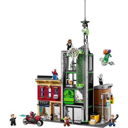 Image of LEGO Marvel Spider-Man vs. Oscorp, Kids' Super Hero Building Kit 76324 Building Blocks Toys for 10+ Gift for Boys and Girls