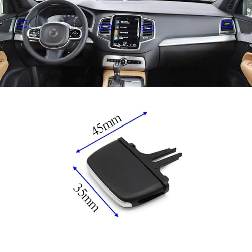 Clips de aire acondicionado para Volvo XC90 2015-2024, rejilla ventilación consola trasera 32219345 3