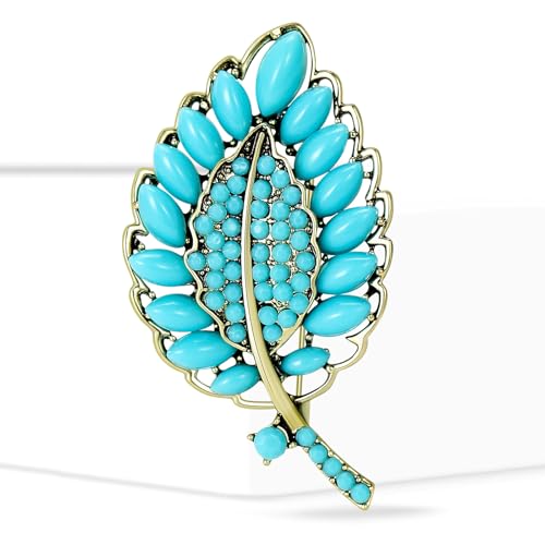 Image of Rhinestone Brooch Pin for Women Elegant Crystal Flower Bouquet Brooches Lapel Pin Wedding Party Dress Accessories for Wife Mom Birthday Gifts