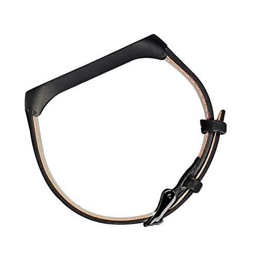 Nicerio Pulseira de relógio de couro compatível com Mi Band 4 para smartwatch, acessórios de substit