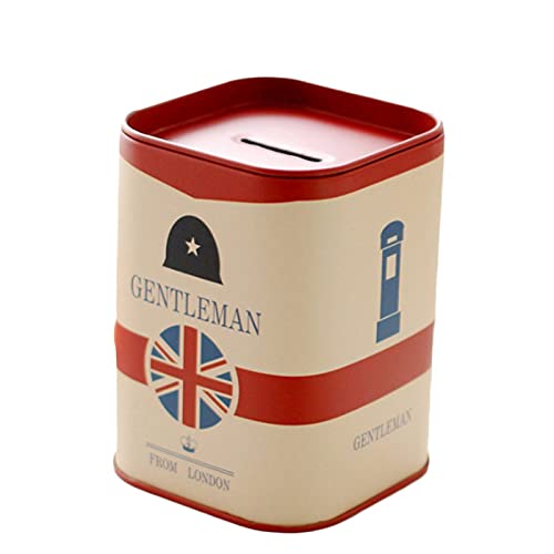 XIAOZHENT Piggy Bank Personaliseren Vierkante spaarpot Logboek Geldbesparende Pot Opslag Tank Gift (Kleur: 04) - Afbeelding 5