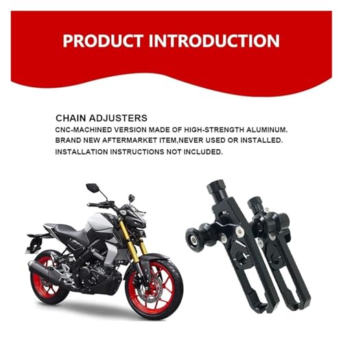 Ajusteur de chaîne pour Yamaha MT-15 réglage précis contre l'usure de chaîne - 3