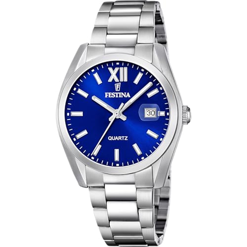 Festina Orologio Uomo F20707/4 Classics cassa di Acciaio inossidabile 316l Grigio cinturino in Acciaio inossidabile 316l Grigio