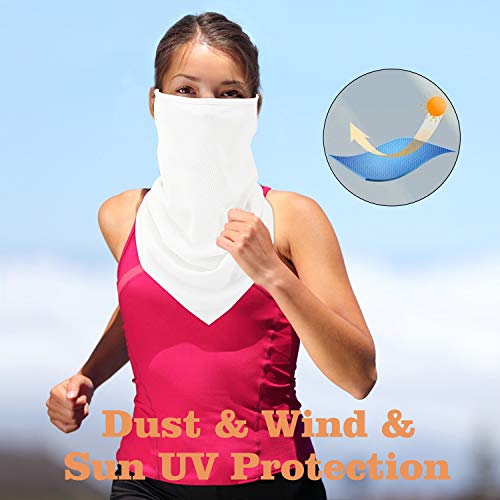 MoKo Scarf Mask Bandana with Ear Loops 3 Pack, Neck Gaiter Balaclava UV Sun Protection Face Mask for Dust Wind Outdoors Motorcycle Cycle Bandana Headband for Women Men, Purple & White & Black steampunk buy now online MoKo Scarf Mask Bandana with Ear Loops 3 Pack, Neck Gaiter Balaclava UV Sun Protection Face Mask for Dust Wind Outdoors Motorcycle Cycle Bandana Headband for Women Men, Purple & White & Black steampunk buy now online