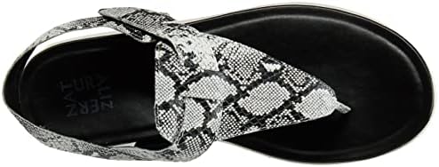 Naturalizer Womens Lincoln White Snake Thongs 5 M | Image 4