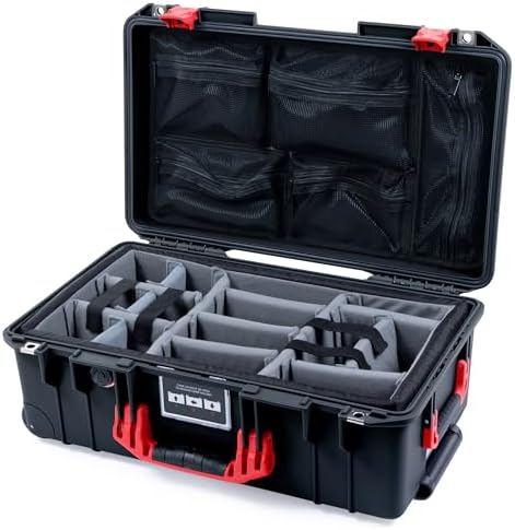 Black Pelican Air 1535 Carry-on Case - With Grey Padded Dividers ...