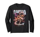 Pantera Official Cowboys from Hell Riding Skeleton Long Sleeve T-Shirt