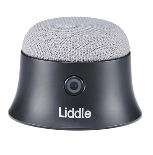 D3 Products Liddle Speaker Pro - Magnetic PortableBluetooth Speaker with Microphone for iPhone 12/13/14/15/16-5W Wireless Audio, 8-Hour Battery, Water-Resistant - Magnetic Attach to Anywhere (Black)