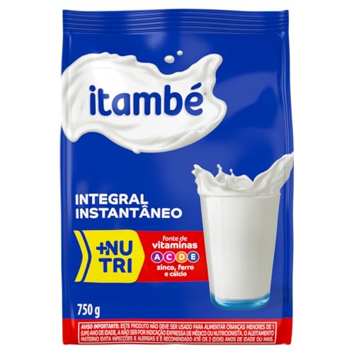 Leite em Pó Integral Instantâneo Vitaminado Itambé Sachê 750g