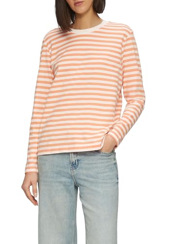s.Oliver Gestreiftes Langarmshirt aus Baumwolljersey