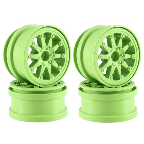 For Axial For SCX10 For Wraith For Capra RR10 RBX10 For Traxxas For TRX4 D90 1/10 4PCS ビードロック 2. ホイールハブリム RCクローラーカー RCアップグレードスペア