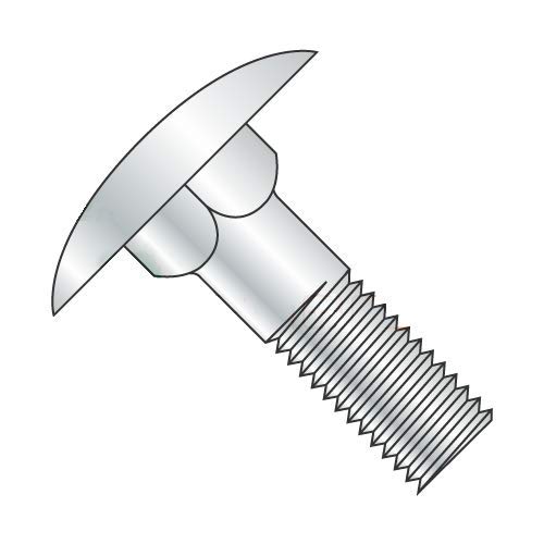 5/16 x 2 Steps Bolts A307 Grade A Zinc Plated Steel (Quantity: 50) Fully Threaded, Coarse Thread