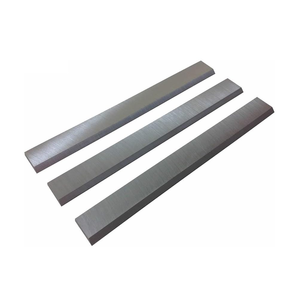 JWOO Cuchilla cepilladora de Madera de 6-1/8 "para carpintería, Repuesto de Cuchillos de unión de 155mm for Crafts.m 113-206931 y 113-232200, 6 uds.