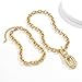 Long tiantian Chunky Gold Necklace Stack Chain Necklaces for Women Statement Layered Paperclip Choker Necklaces Statement Necklace for 80s 90s & Night Out Outfits Paperclip Style Fashion Jewelry