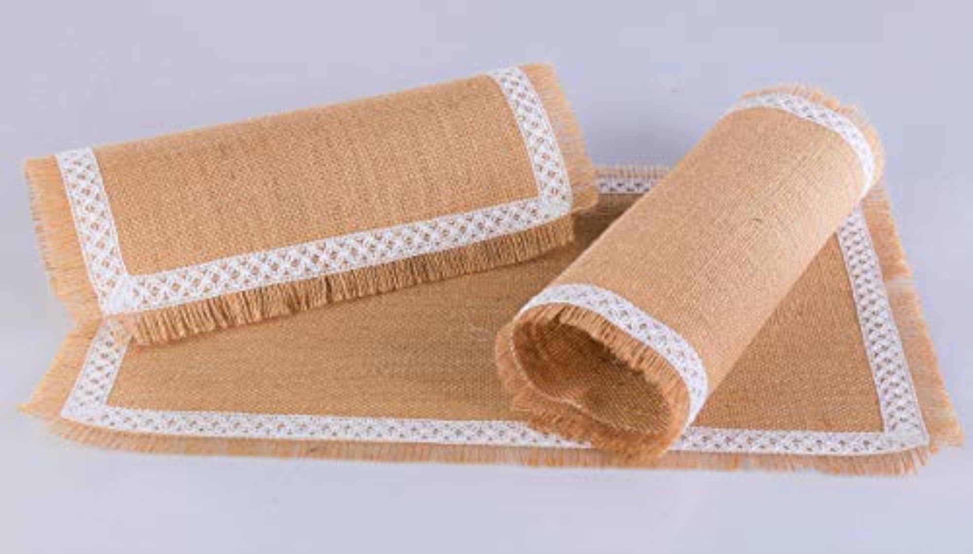 Rustic Natural Jute Burlap Table Mats
