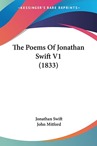The Poems Of Jonathan Swift V1 (1833)
