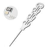 Outil SIM pratique et facile à utiliser : cet outil de carte SIM fonctionne en douceur avec une simple pression. Il suffit d'insérer la pointe droite de l'outil d'éjection de la broche SIM dans le trou SIM de l'appareil et d'appliquer une légère pression pour libérer le plateau. La conception précise surmonte facilement la tension interne du ressort, vous permettant de retirer ou de remplacer les cartes SIM sans endommager votre appareil.