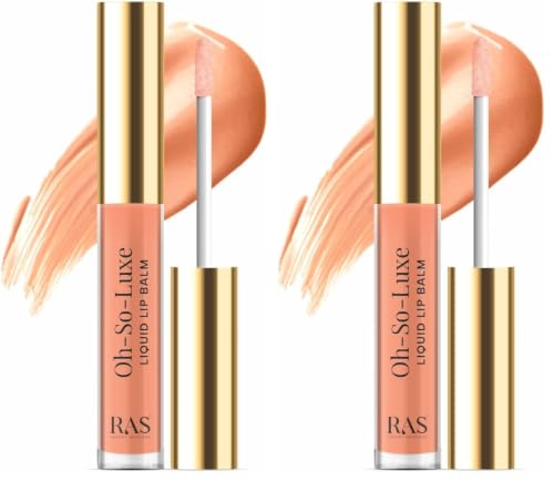 Image of RAS Luxury Oils Oh-So-Luxe Lip and Cheek Tint Balm | Lip Balm With Natural Butters, Oils & Glycerin | Provides Moisture, Nourishment, Intense Lip Colour | Long-Lasting Hydration | Coral Crush, 3.2 ml
