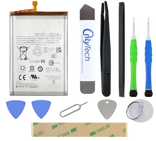 Onlytech - Batteria Di Ricambio Premium Per Samsung Galaxy A15 4G / 5G (A156B) - 5000Mah - Qualità Identica Con Kit Di Riparazione 10 Strumenti