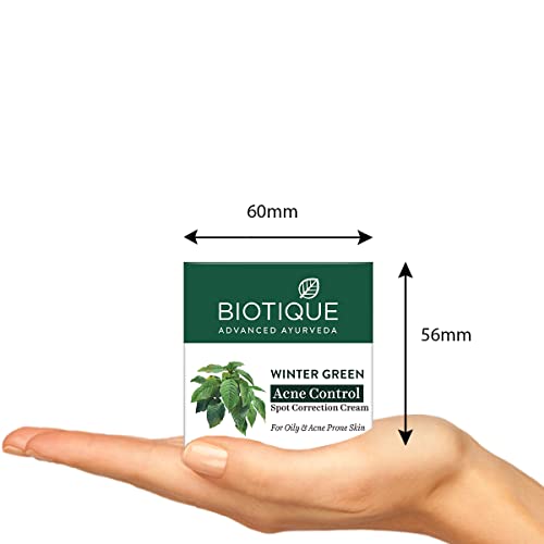 Biotique Bio Winter Green Spot Correcting Anti Acne Cream 15 g - Image 4