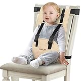 Portable High Chair, OUNUO Travel Harness Seat for Toddler and Babies, Travel High Chair Essential A