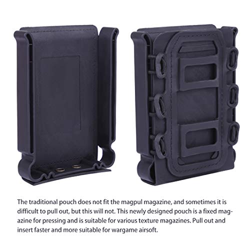 WST TPR Flexible Mag Pouch for Ar15 M4 5.56/7.62 - 3pcs (Black) - Image 3