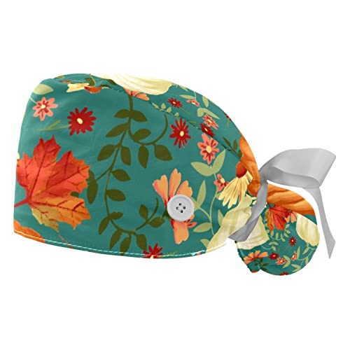 Chapeaux de travail anti transpiration JDEZ casquettes Thanksgiving pour cheveux longs