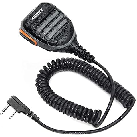 ABBREE AR-780 Radio Microphone Speaker Mic Ham Radio Accessories, Remote Shoulder Mic for Baofeng BF-F8HP UV-5R 5RM UV-21R K5PLUS GM-15 Pro UV-5G Plus GM-5RH TIDRADIO TD-H3 TD-H8 Quansheng UV-K5 (1) Cover