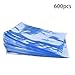 Othmro Shrink Wrap Bags, 600Pcs 3.94 * 5.9 inch Light Blue PVC Heat Shrink Wrap Packaging Bags Industrial Packaging Sealer Bags, for Packagaing Soap,Bath Bombs,Candles,Small Gifts, Homemade DIY