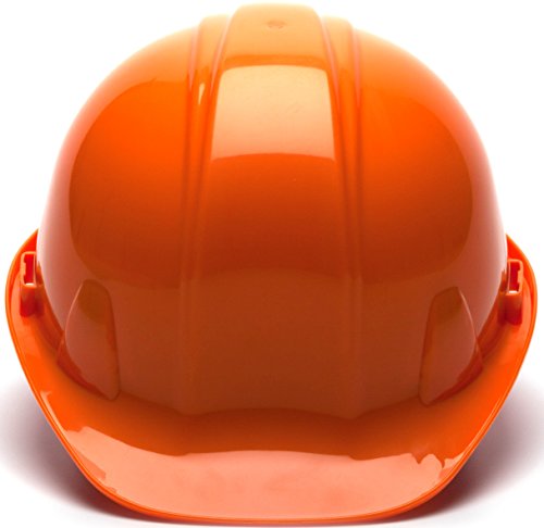 Pyramex Safety Products Hp14040 Sl Series 4 Pt. Snap Lock Suspension Hard Hat, Orange #TOP1