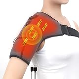 NORMIA RITA Women Shoulder Heating Pads Wrap,3 Heat Settings,Large Heating Area,for Arm Shoulder Pain Relief,Heated Pad with Vibration