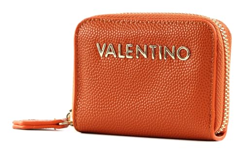 Valentino Divina Coin Purse Arancio, l'élégance d'une maroquinerie aux finitions soignées