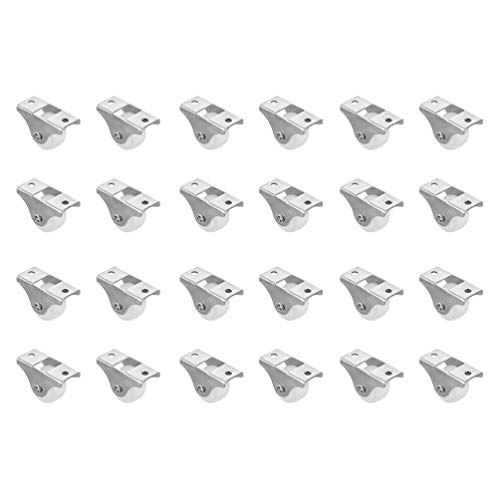 DOITOOL 24PCS Gaveta Gaveta Móveis Rodízio de Rodas de Ferro DIY Silencioso Rodízio Durável Swivel R