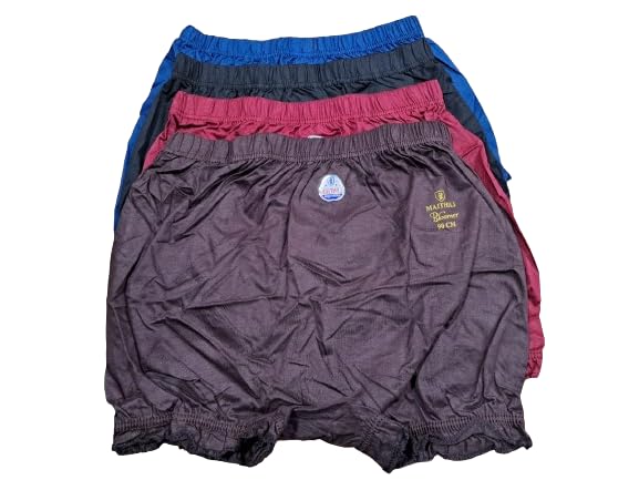 Aashi Collection Girls Cotton Bloomer for Women - Pack of 4, Multicolor