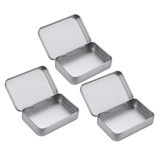 Cabilock 3St Tinplate Förvaringslådor Små Burkar Tenn Cigarettbox Med Läckar Kosmetiska Provbehållare Metall Tom Tenn Godis Förvaringsburkar För Salve Krydda Eller Hantverk.