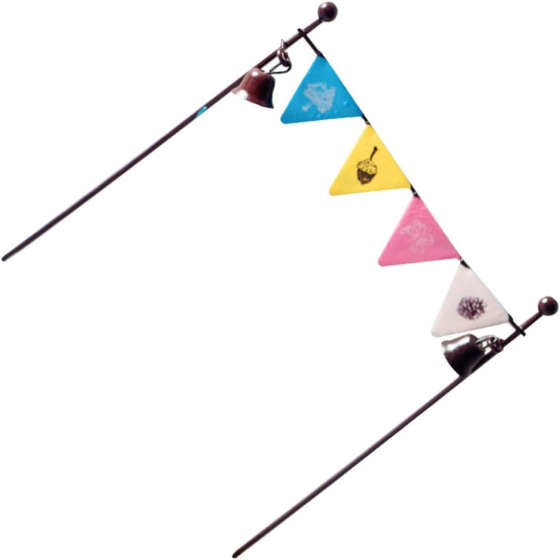 LSLYTQ Retro Wrought Iron Ornaments Plant Decor Pots Ornaments Bed Stakes Potted Plant Stakes Succulent Plants Plant Pots Figurines Succulents Plants Fairy Art Tinplate