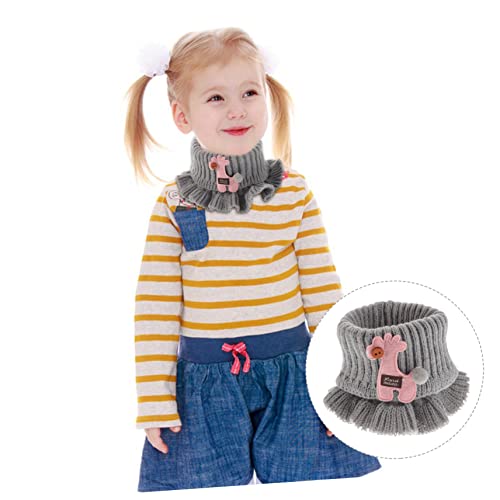 KESYOO Cartoon Knitted Scarf for Kids Winter Neck Warmer for Boys and Girls Soft Toddler Neck Wrap for Cold Weather4