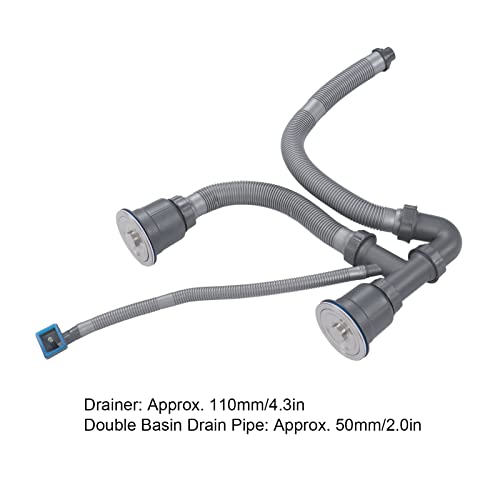 Kit de Drenaje para Fregadero Doble de Cocina Horoper miniatura 5