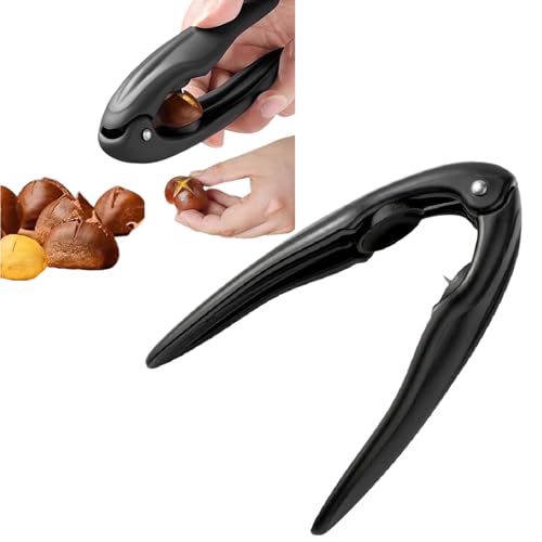 Shnmersy 栗カッター 栗むき器 皮むき 栗 くりむき器 十字切り 鋸歯状 栗皮むき ナッツクラッカー 省力 操作簡単 滑り止め 栗の鬼皮・渋皮むき 耐久性 多機能 栗の皮をむく 道具 キッチンツール 便利小物