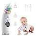 Bwaliffury Aspirador Nasal Eléctrico, Limpiador Nasal bebe Electrico, Sacamocos Bebe Electrico, 5 Niveles de Succión & 3 Puntas de Silicona, con Relajante de Música para Niños