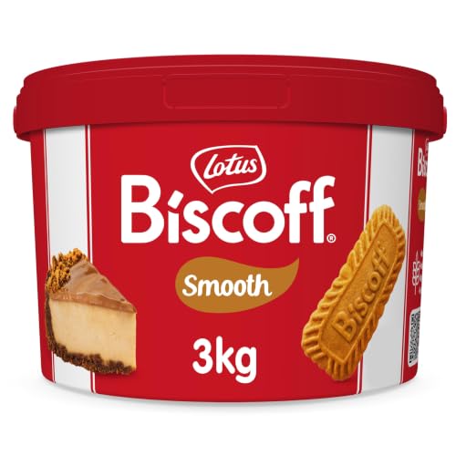 Lotus Biscoff Crema para Untar | Cremoso | Cubo | 3 kg | Sabor a Galleta Caramelizada | Vegano | Sin Frutos Secos | Sin Colorantes ni Aromas Añadidos